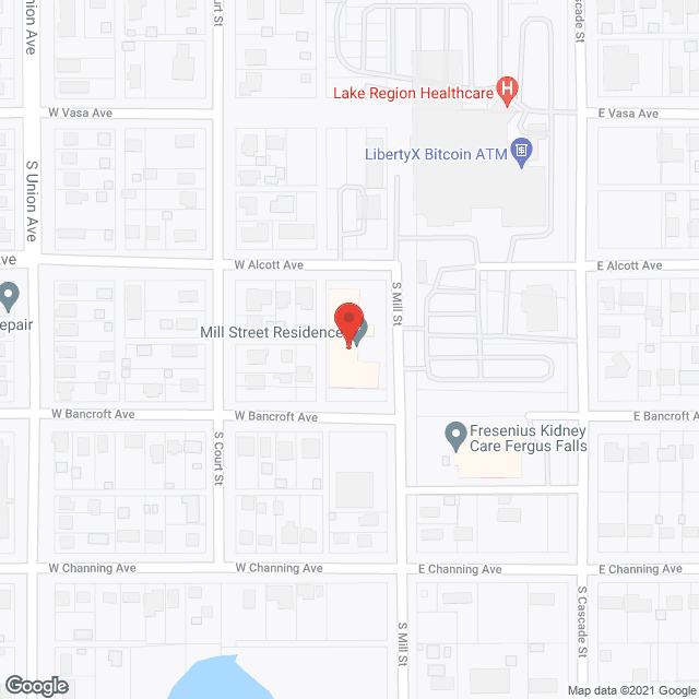 Map of the neighborhood around The Mill Street Residence