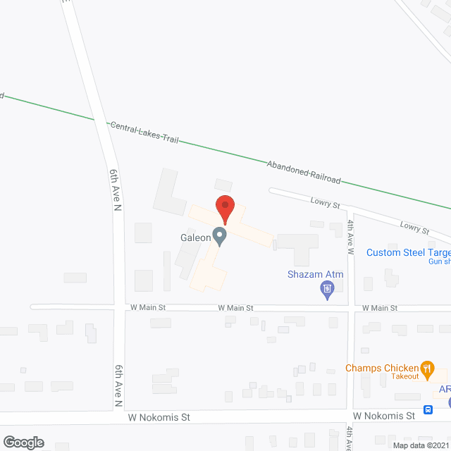 Map of the neighborhood around Bridgewell Assisted Living