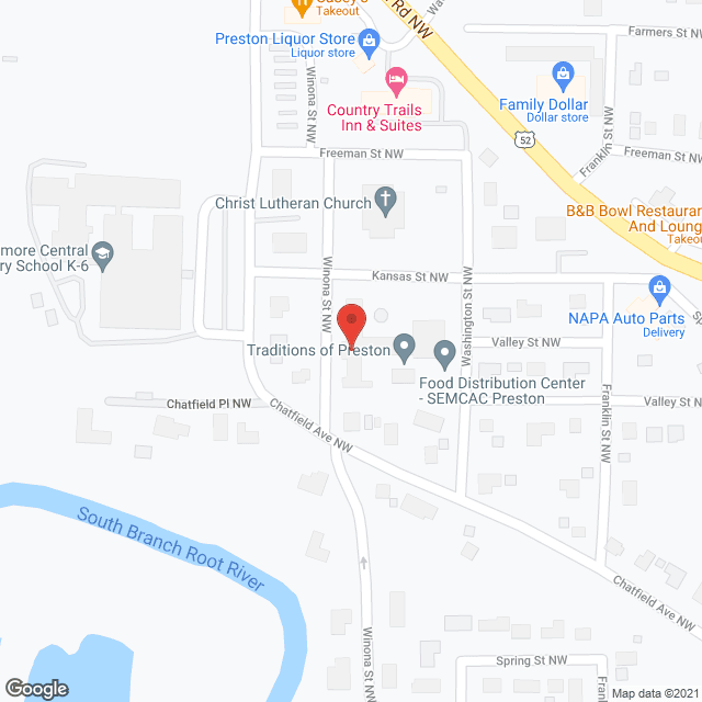 Map of the neighborhood around Preston Good Samaritan Ctr