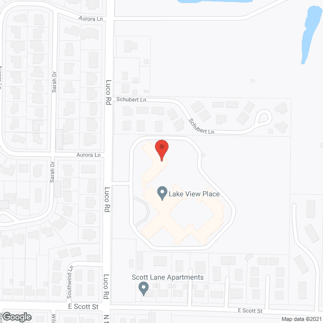 Map of the neighborhood around Lake View Assisted Living
