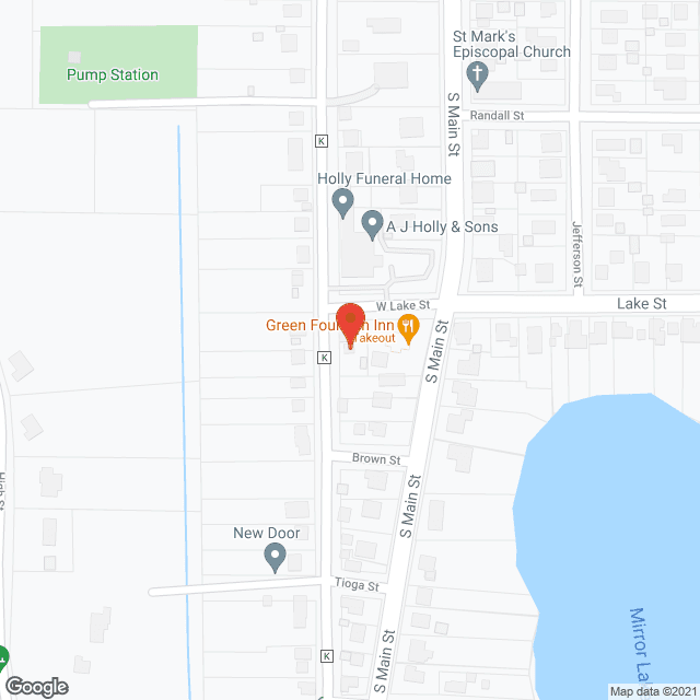 Map of the neighborhood around Garden Park House