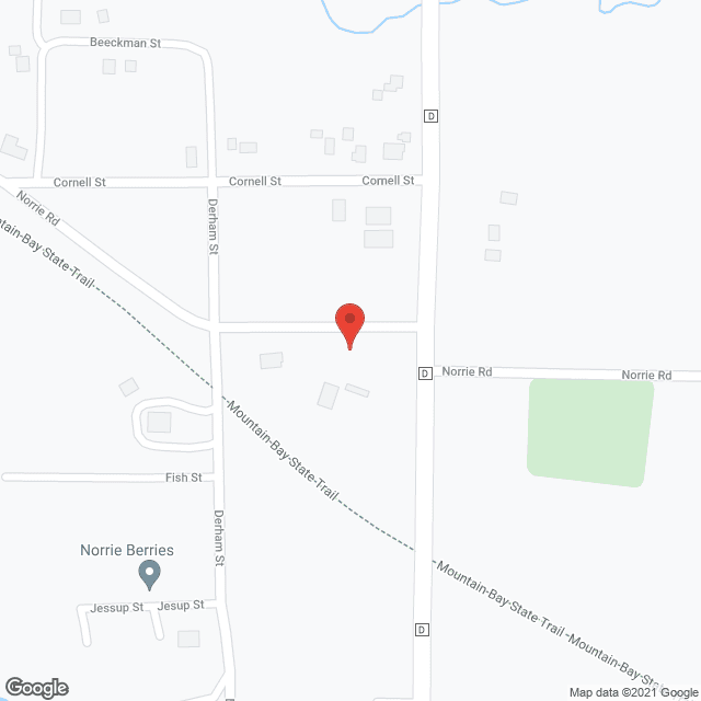 Map of the neighborhood around Lake Aire Manor