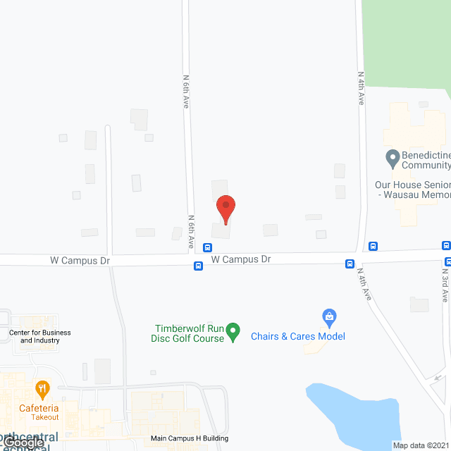 Map of the neighborhood around Cady Home West 1