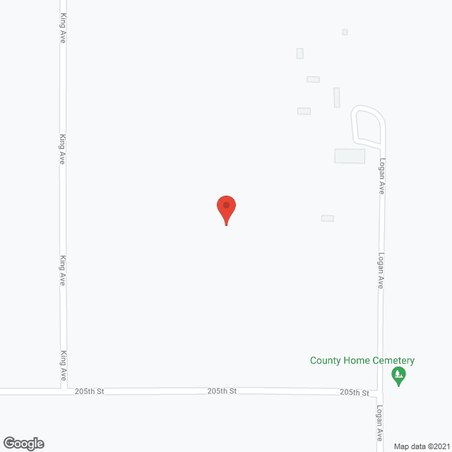 Map of the neighborhood around New Horizons Residential