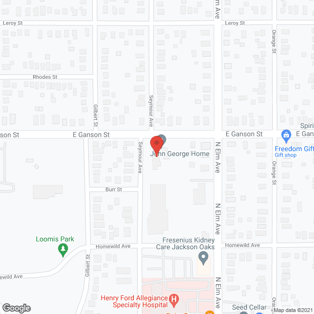 Map of the neighborhood around John George Home Inc