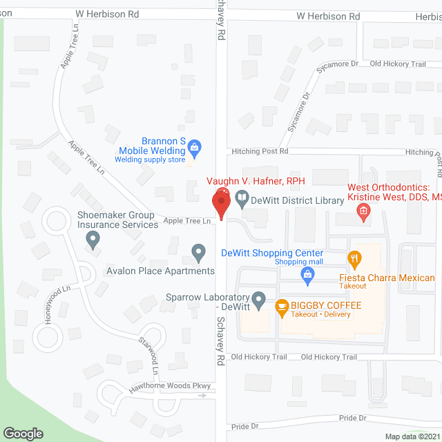 Map of the neighborhood around Country Meadows Villas