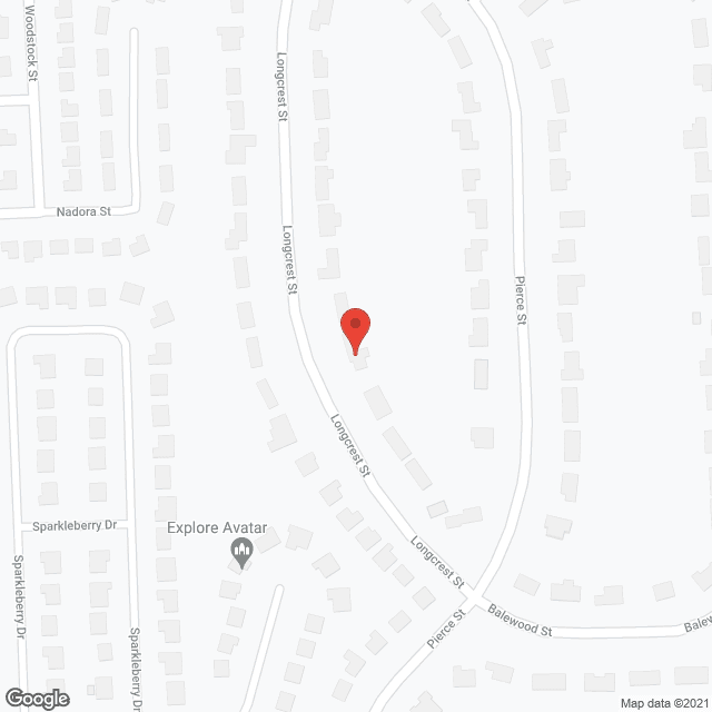 Map of the neighborhood around Aleardi's Place of South Field