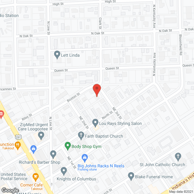 Map of the neighborhood around Res-Care Group Home
