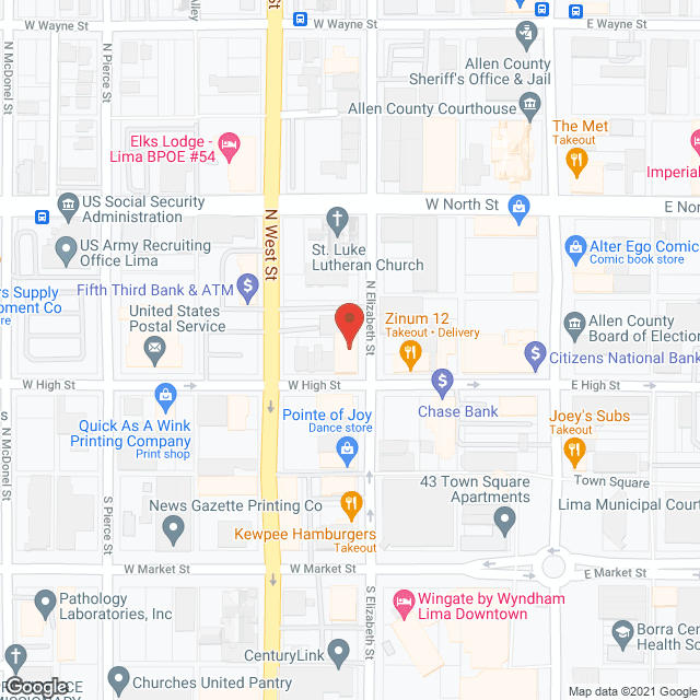 Map of the neighborhood around Argonne Residence Inn