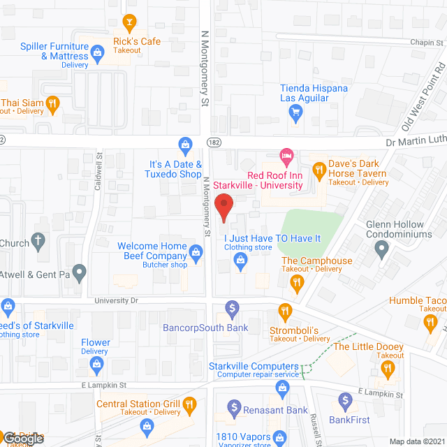 Map of the neighborhood around Scribner's Personal Care Home
