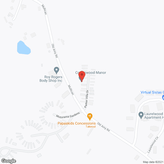 Map of the neighborhood around Cottonwood Manor