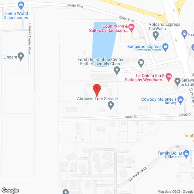 Map of the neighborhood around Indian Run Estates