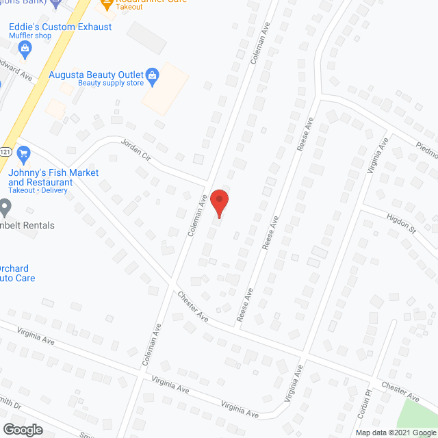 Map of the neighborhood around Absolute Family PCH
