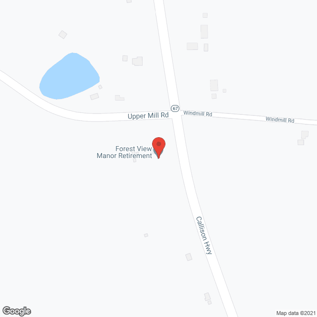 Map of the neighborhood around Forest View Manor Assisted Living