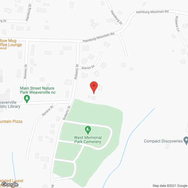 Map of the neighborhood around Shangri-La Family Care Home