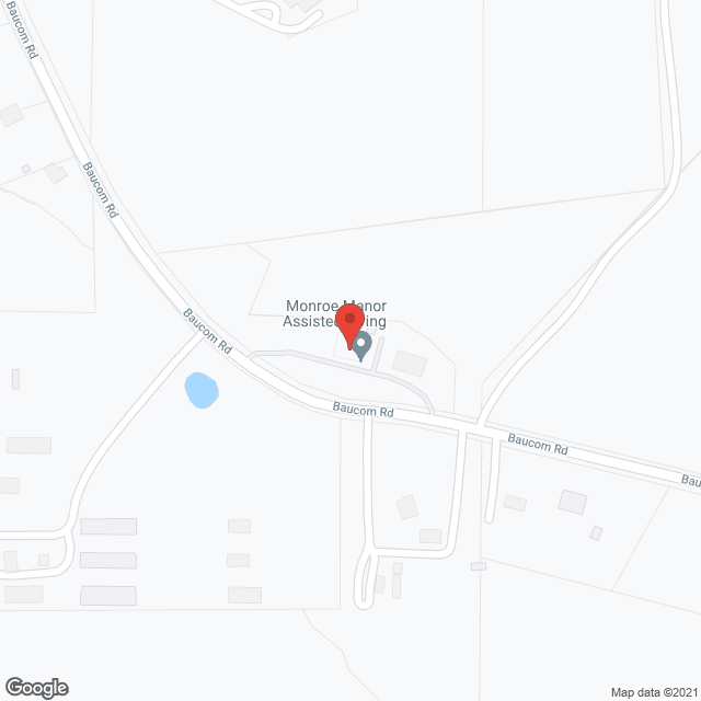 Map of the neighborhood around Monroe Manor Assisted Living