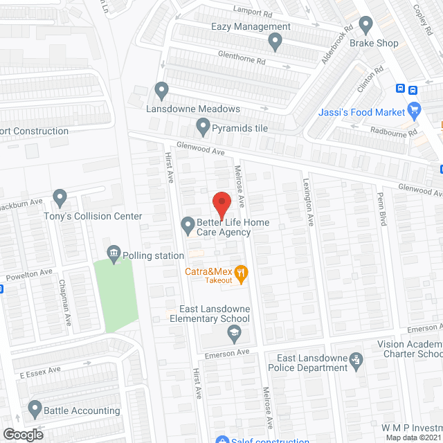 Map of the neighborhood around Accolades Senior Care