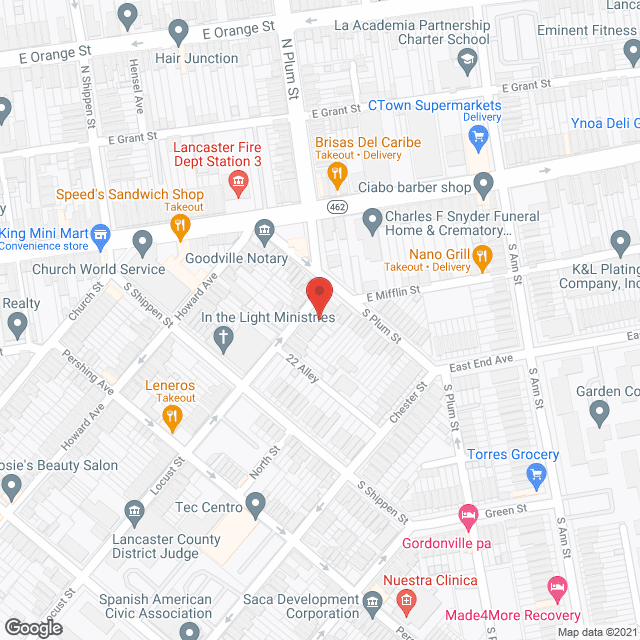 Map of the neighborhood around Willow Valley Manor North