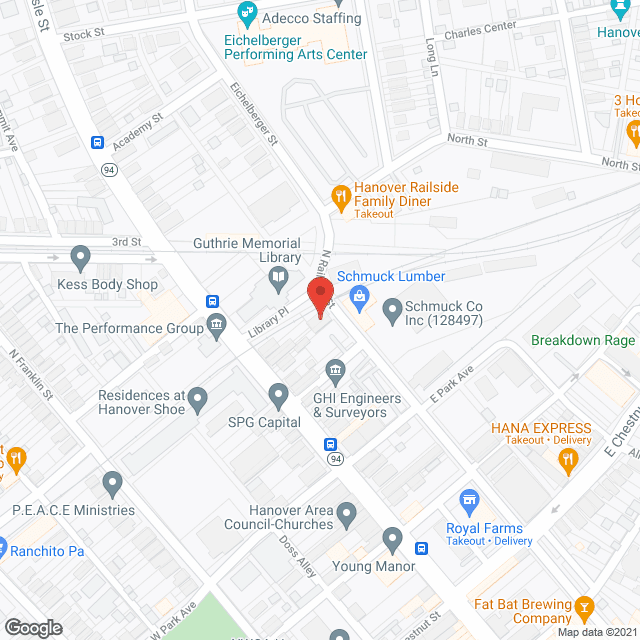 Map of the neighborhood around Tree of Life Personal Care Home