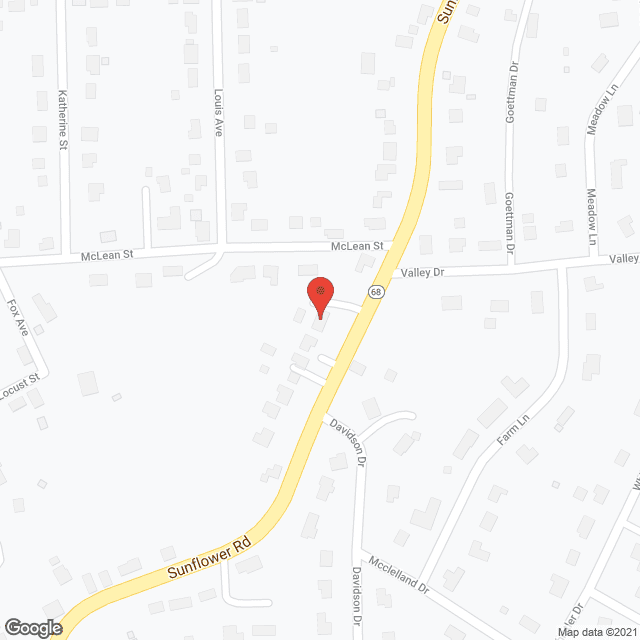 Map of the neighborhood around Country Springs
