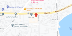 Melrose in Harwich Port in google map