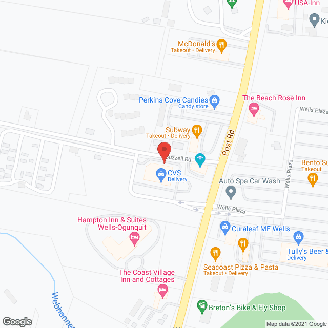 Map of the neighborhood around Sunnyside Apartments