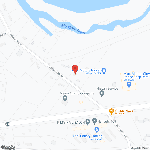 Map of the neighborhood around Jagger Apartments