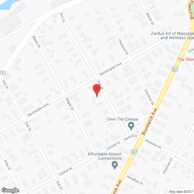 Map of the neighborhood around Damons Boarding Home