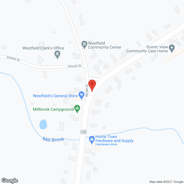 Map of the neighborhood around Scenic View Community Care