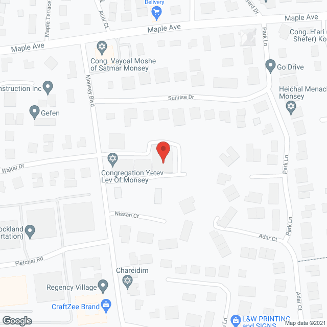 Map of the neighborhood around New Monsey Park Home For Adult