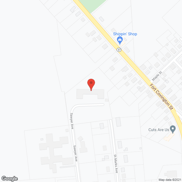 Map of the neighborhood around Maple Ridge Senior Housing