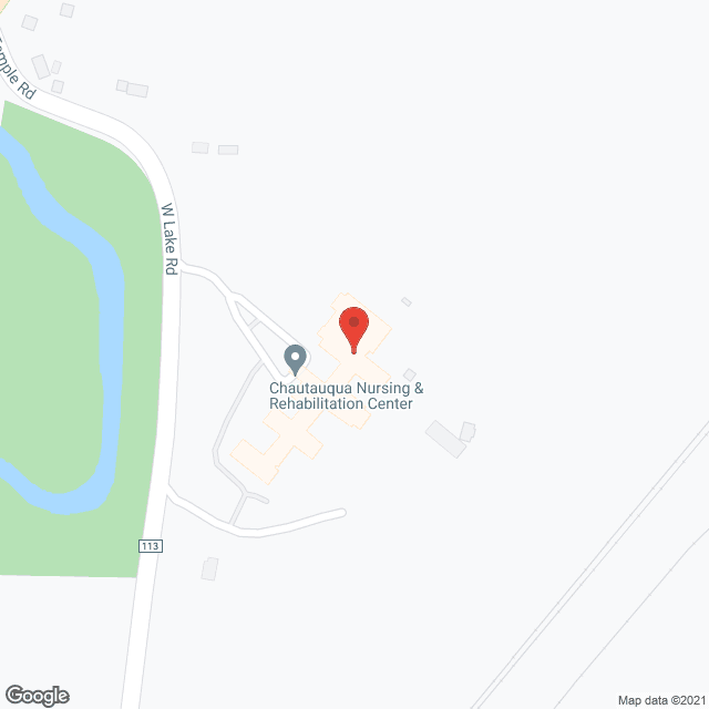 Map of the neighborhood around Chautauqua County Home