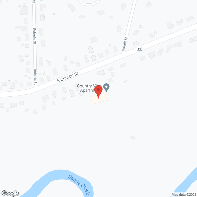 Map of the neighborhood around Country View Apartments