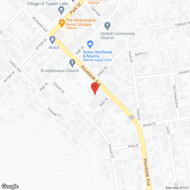 Map of the neighborhood around Donald E Smith Apartments