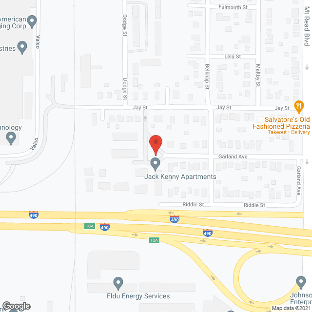 Map of the neighborhood around Jack Kenny Memorial Housing