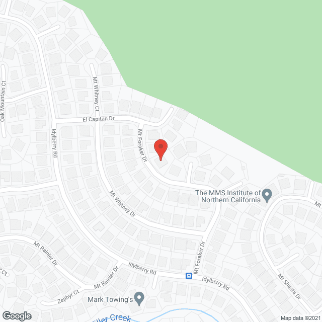 Map of the neighborhood around Long Life Living