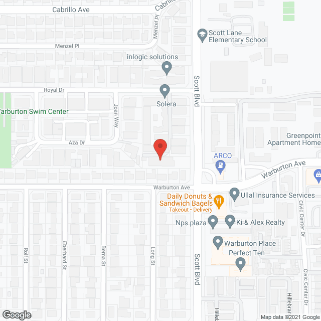 Map of the neighborhood around Noor Active Living