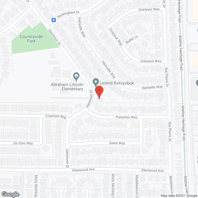 Map of the neighborhood around Golden Dove RCFE