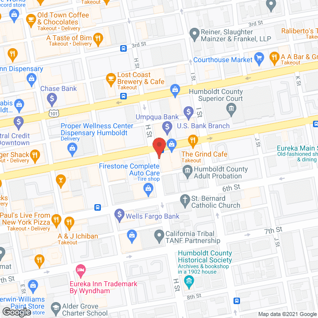 Map of the neighborhood around Agape Home Care