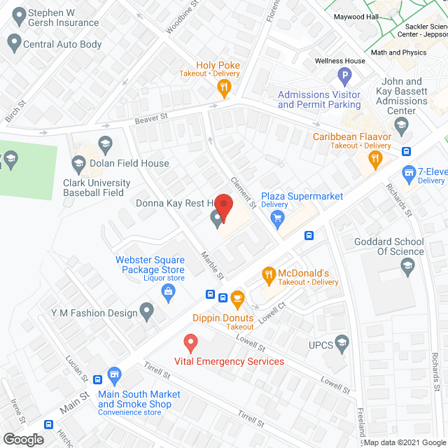 Map of the neighborhood around Donna Kay Rest Home