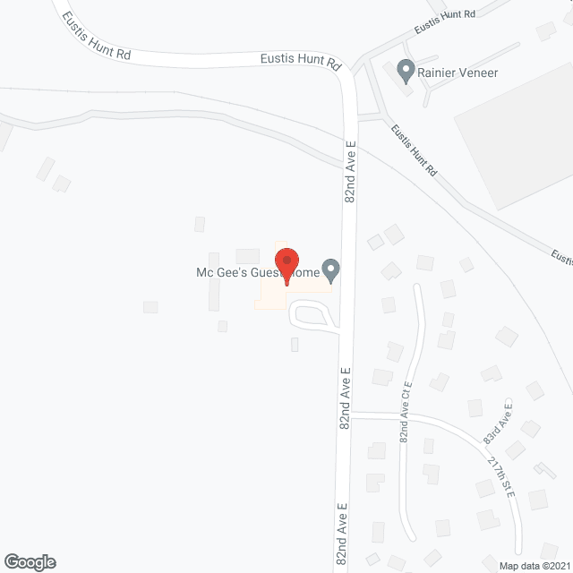Map of the neighborhood around McGee Guest Home
