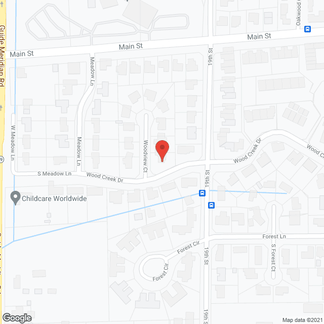 Map of the neighborhood around Mt Baker Adult Family Home