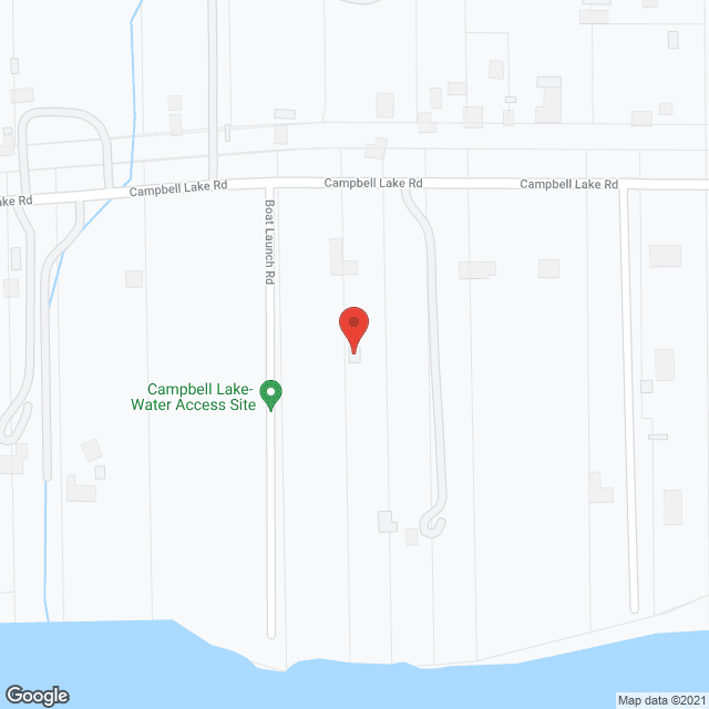 Map of the neighborhood around Guardian House AFH