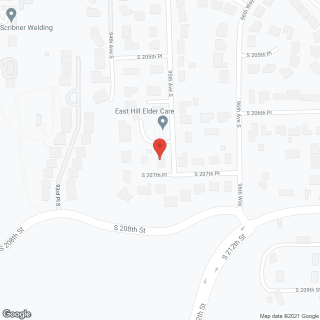 Map of the neighborhood around Valley View Adult Family Home