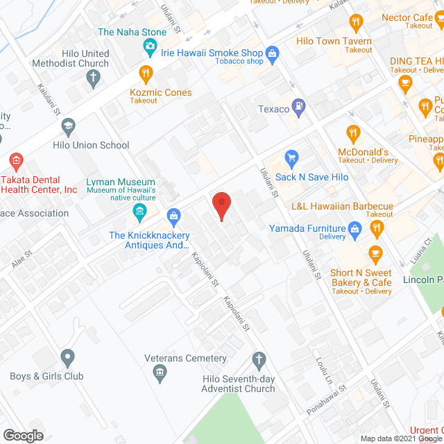 Map of the neighborhood around Haili Elderly Apartments