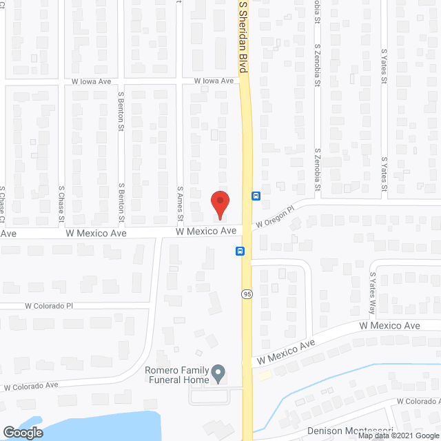 Map of the neighborhood around Spring Cove Care Home