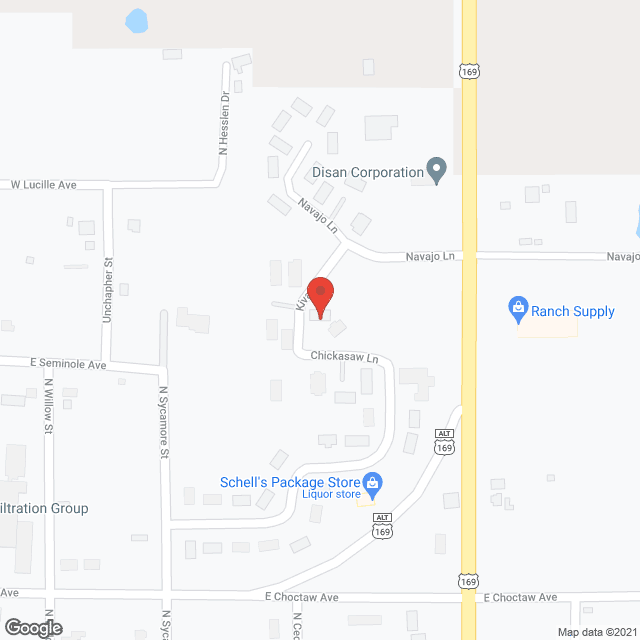 Map of the neighborhood around Ironman Apartments