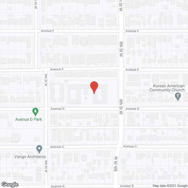 Map of the neighborhood around Pleasant View Apartments