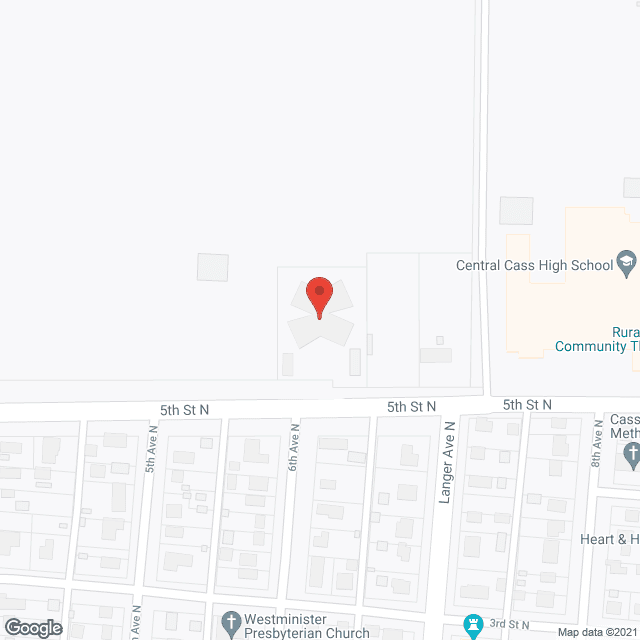 Map of the neighborhood around Casselwood Retirement Ctr