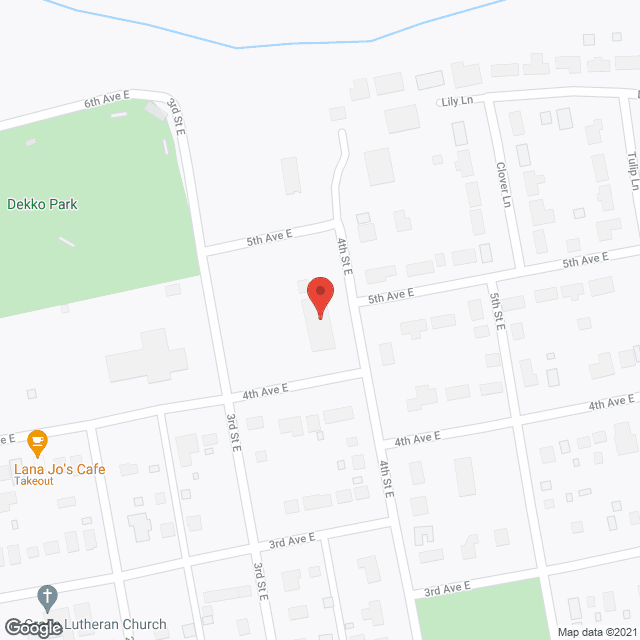 Map of the neighborhood around Essentia Health